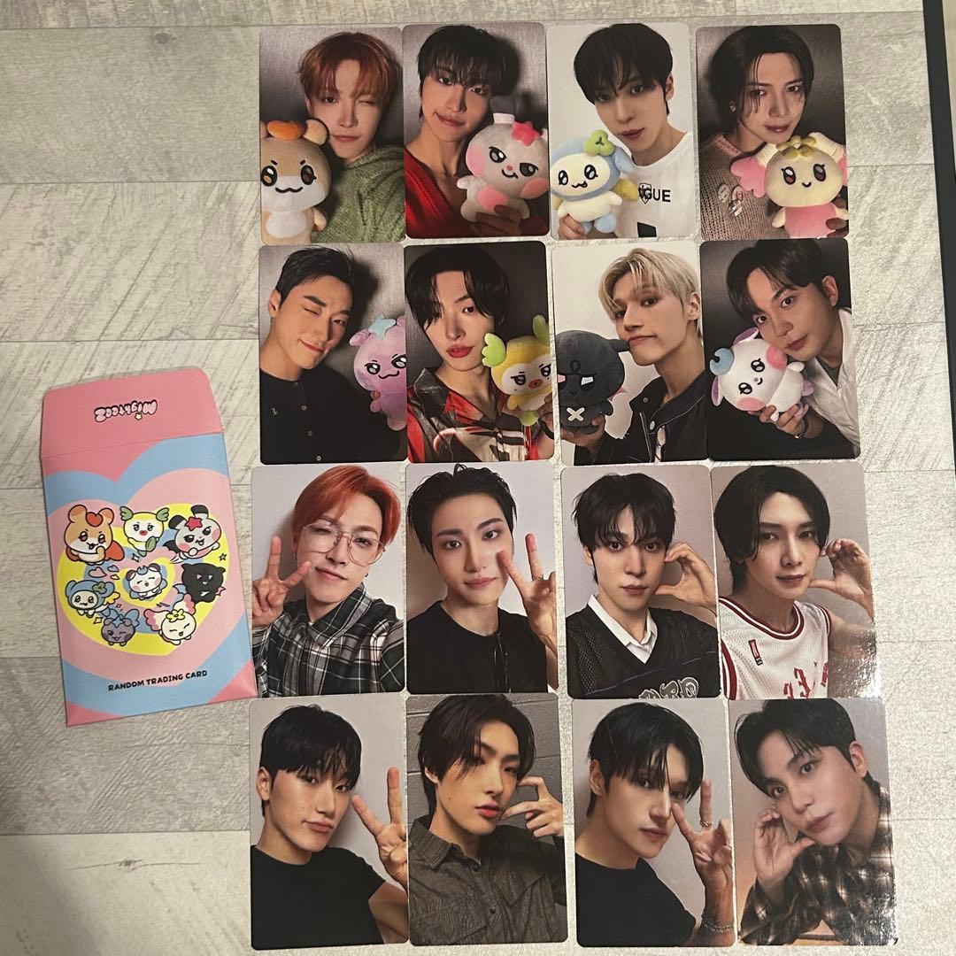 ATEEZ MIGHTEEZ LINEFRIENDS ランダム トレカ コンプ