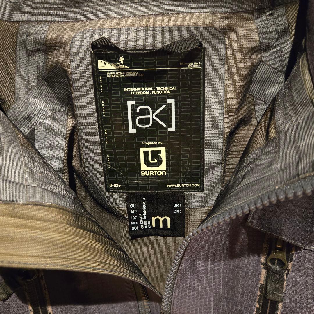 BURTON ak バートン　スノーボード ウェア　GORE-TEX　M　グレー