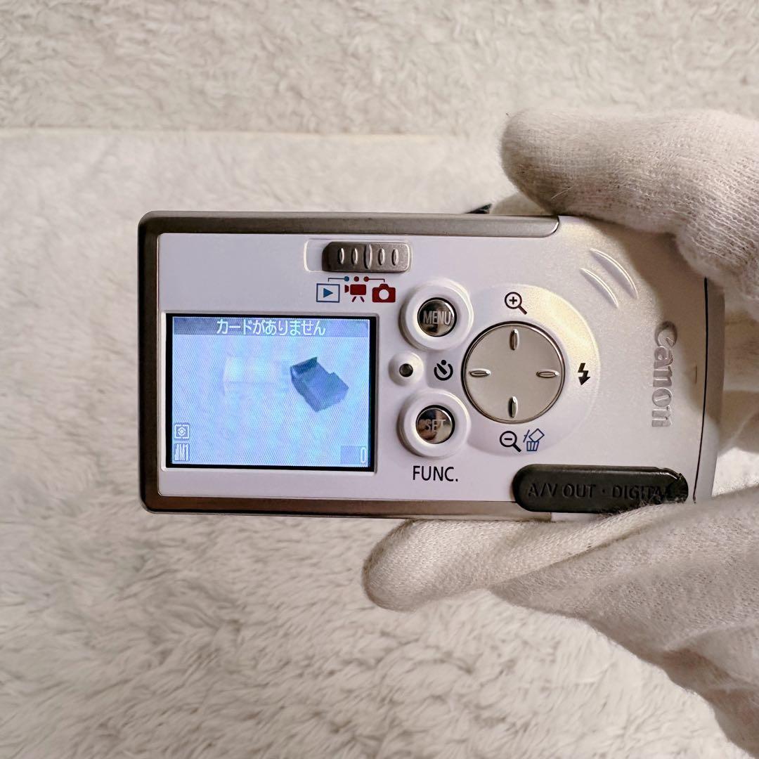 Canon IXY DIGITAL L ホワイト 400万画素 動作品 充電器付