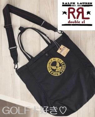 takayuki2412送料　DOUBLE RL トートバッグ BLACK