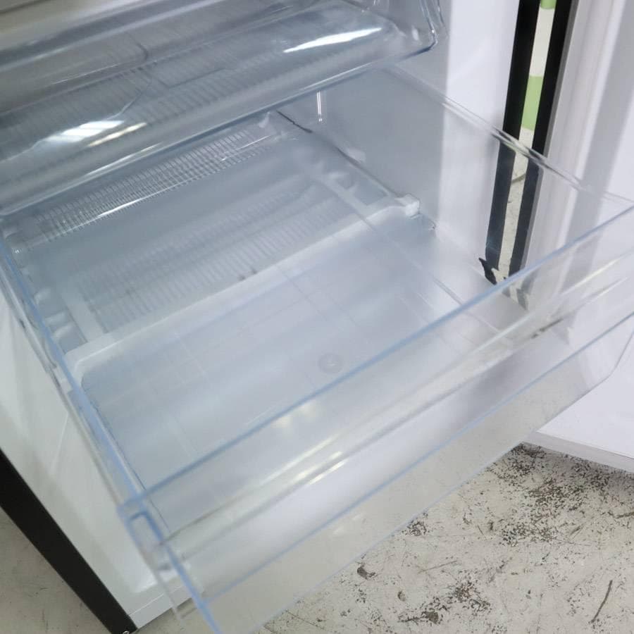 2022年 ハイセンス 175L 2ドア冷蔵庫 HR-D1701B 右開ブラック