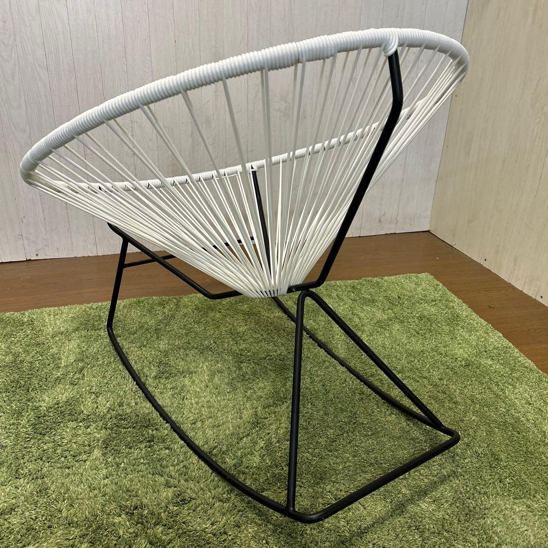【正規品・送料込】METROCS アカプルコチェア ロッキングチェア ホワイト