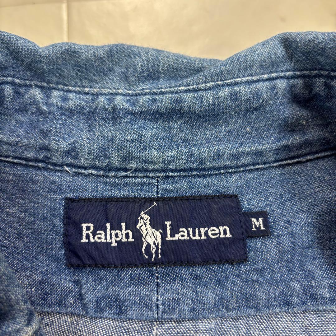 Mirka です★デニムシャツ オーバーサイズ チュニック ポニー刺繍