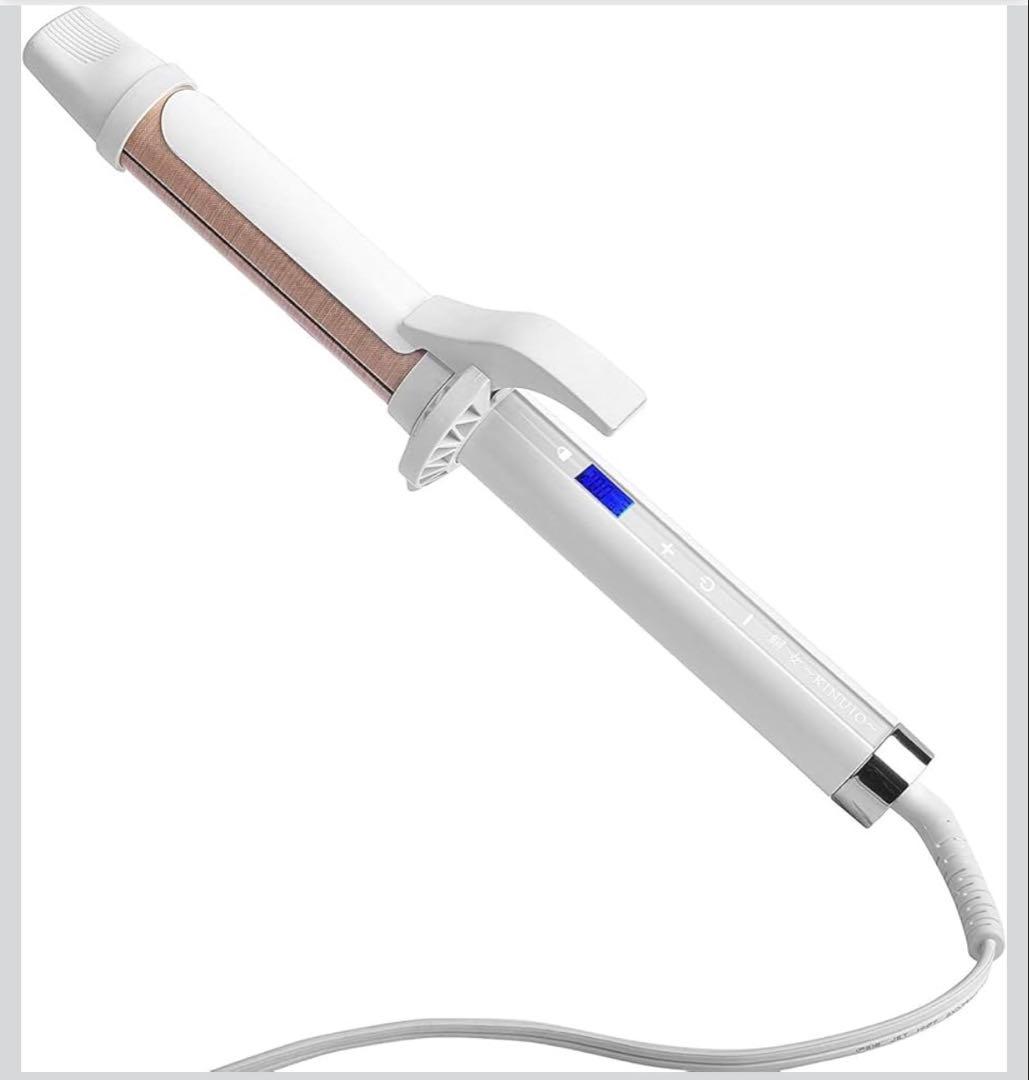 【超美品】KINUJO カールヘアアイロン 32 ホワイト