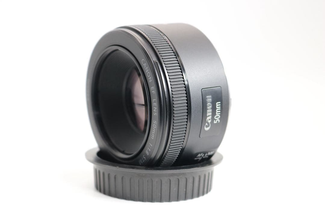 美品 【Canon EF50mm F1.8 STM】 単焦点レンズ 安心保証◎