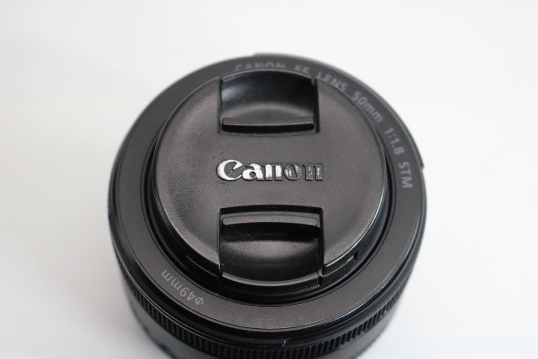 美品 【Canon EF50mm F1.8 STM】 単焦点レンズ 安心保証◎