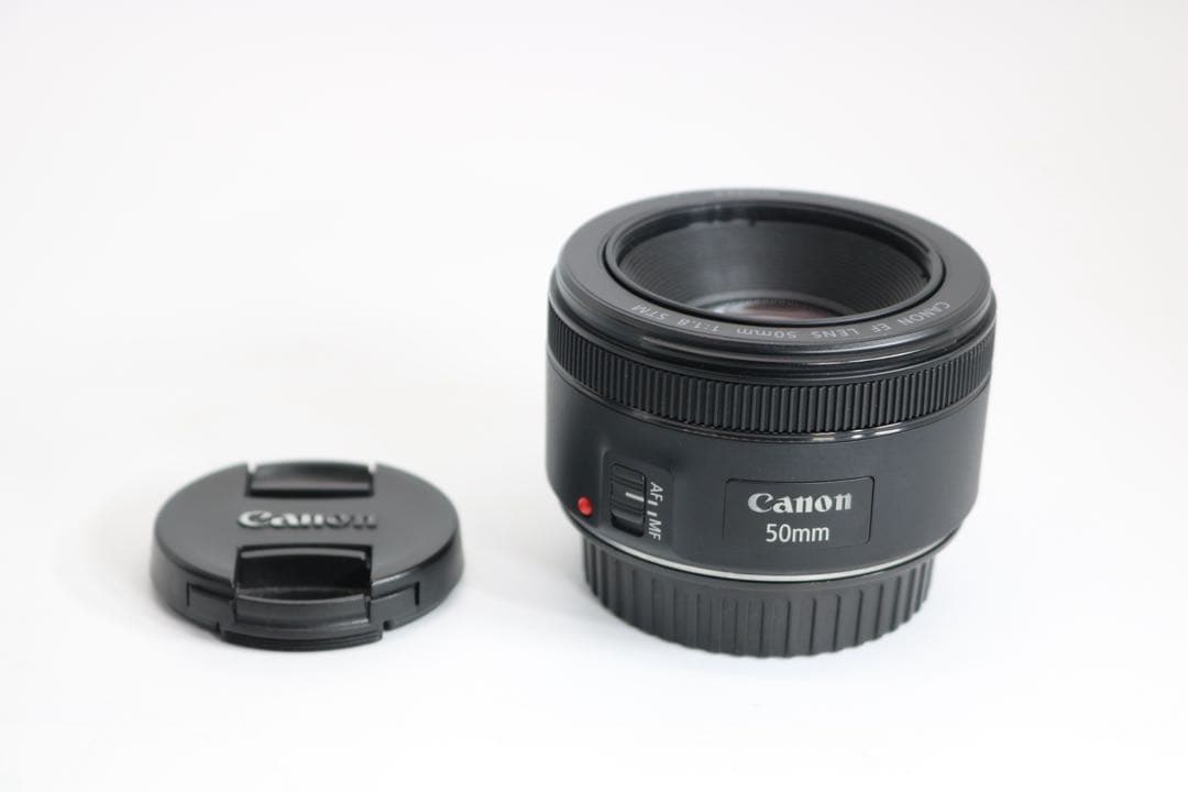 美品 【Canon EF50mm F1.8 STM】 単焦点レンズ 安心保証◎