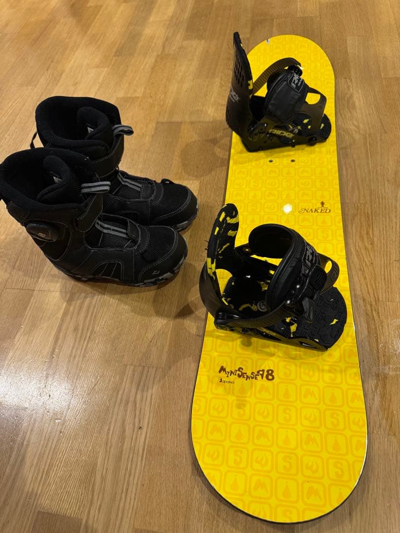 送料込み⭐︎3点セット■子供用■NAKED ボード ビンディング ブーツ