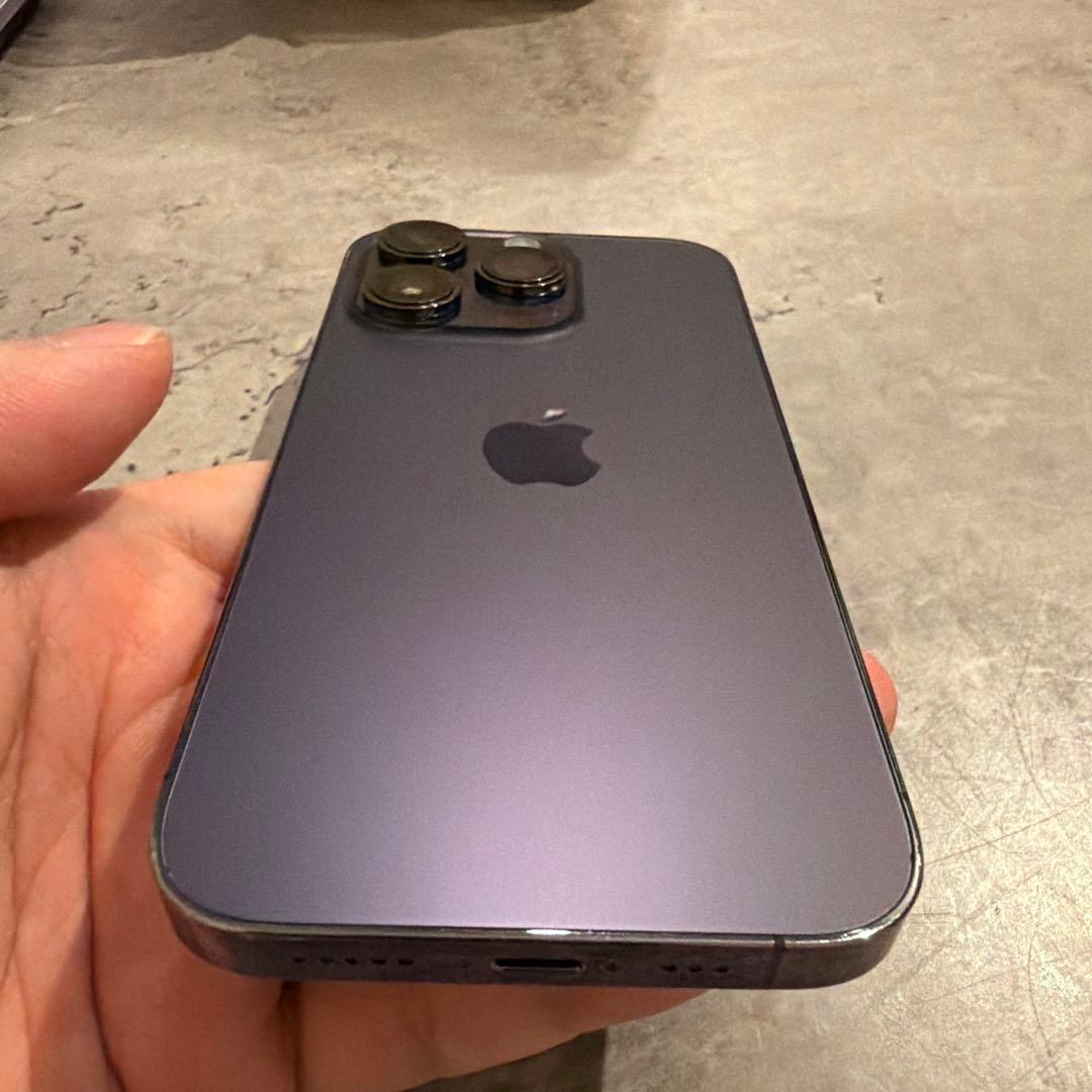 【箱付き】Apple iPhone 14 Pro ディープパープル 本体