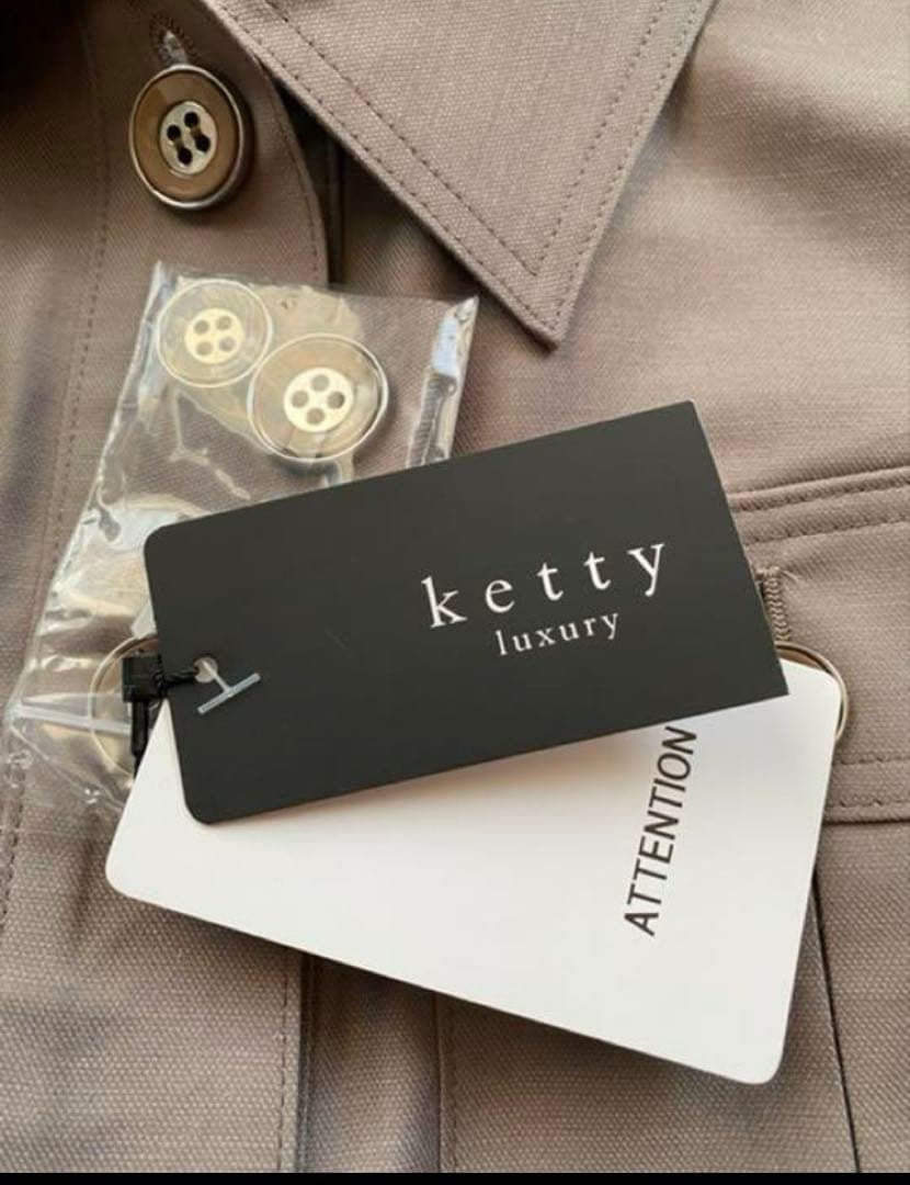 ketty ✨ミリタリージャケット ウエストベルト付き　タグ付き未使用