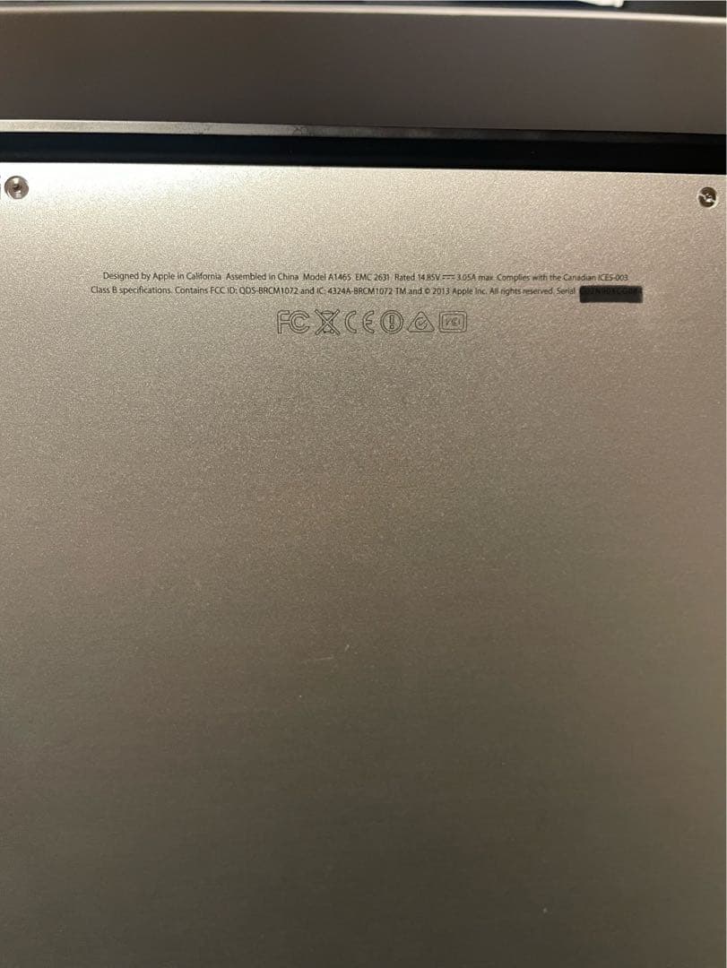 【箱付属品あり】Mac Book Air 11 インチ (Early 2014)