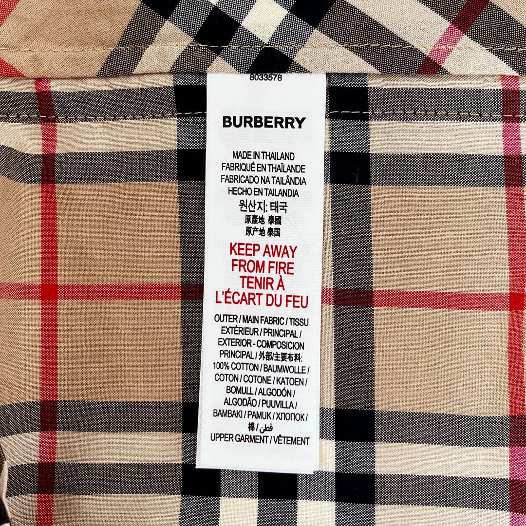 BURBERRY 現行タグ　ノバチェックワンピース　92