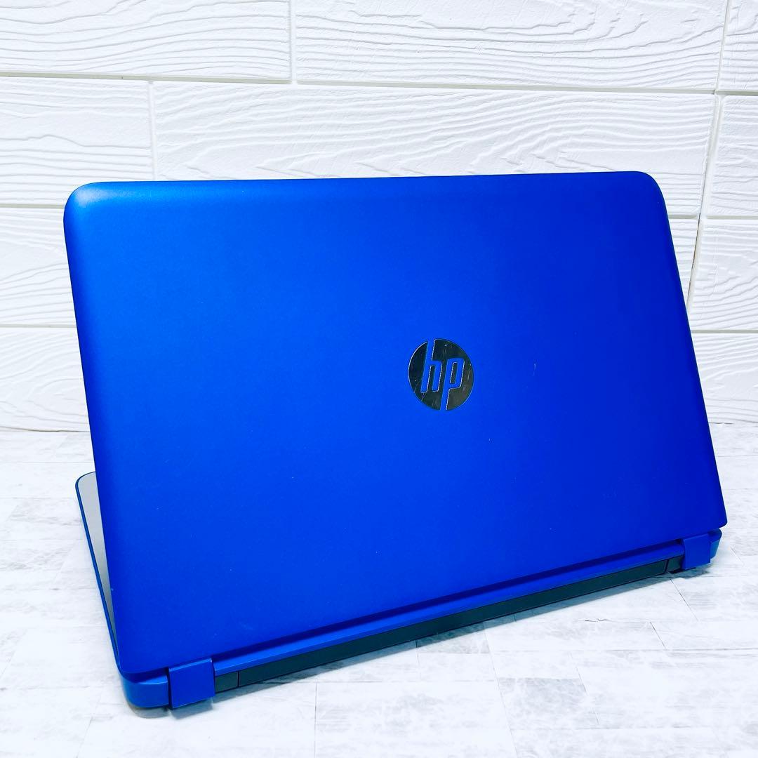 おしゃれブルー✨爆速SSD✨ノートパソコン✨Windows11 カメラ DVD