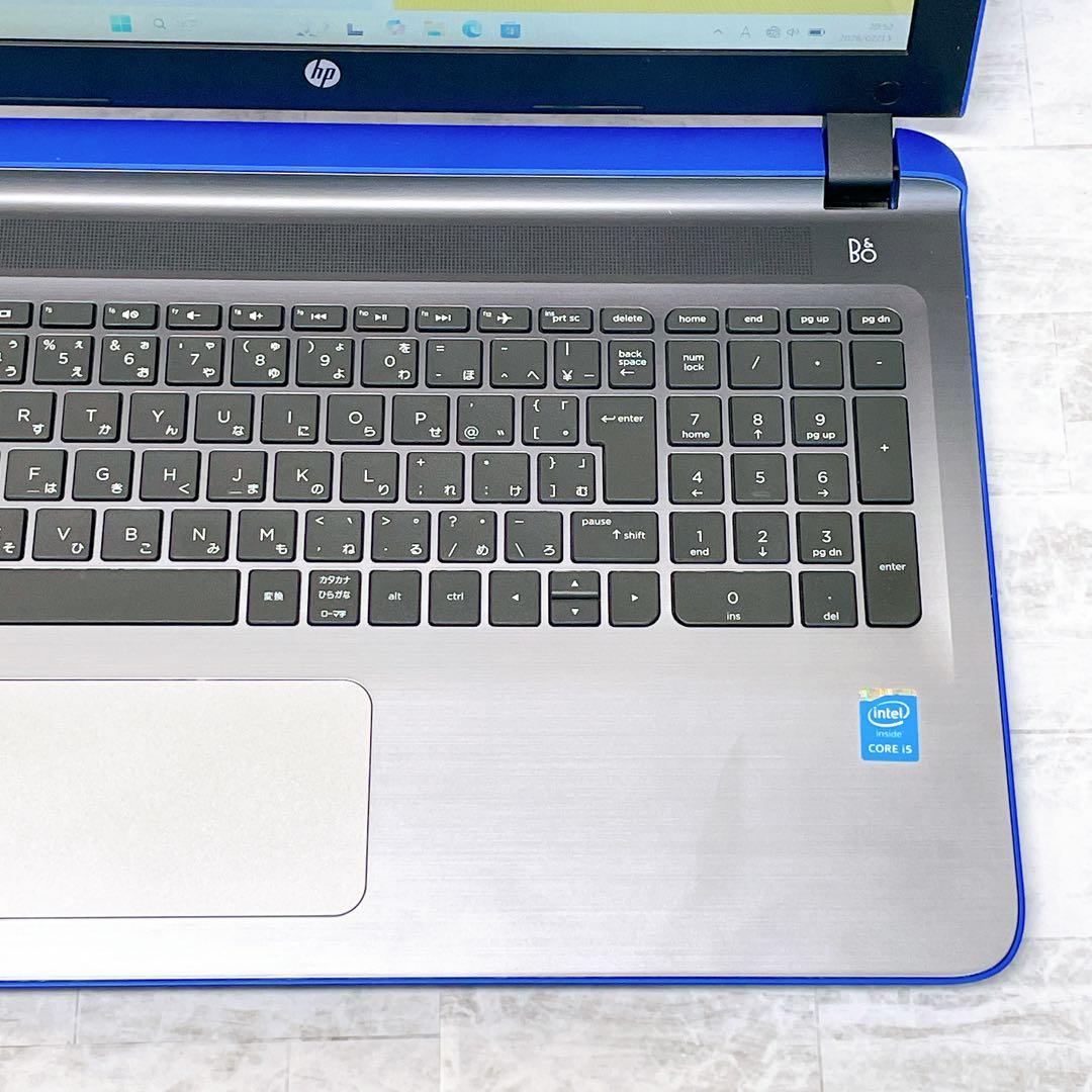 おしゃれブルー✨爆速SSD✨ノートパソコン✨Windows11 カメラ DVD