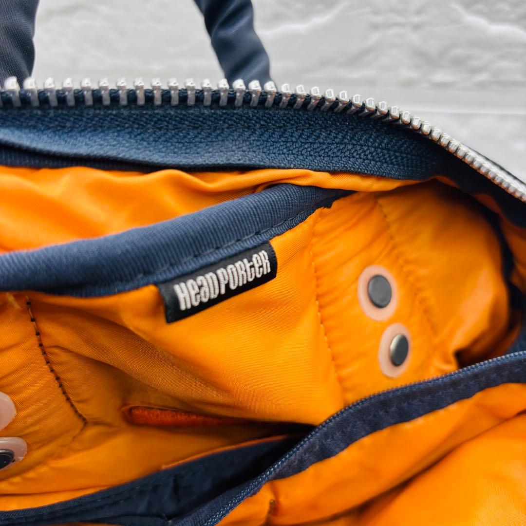 【廃盤、希少】ヘッドポーター　タンカー　ミニボストン　ネイビー　濃紺