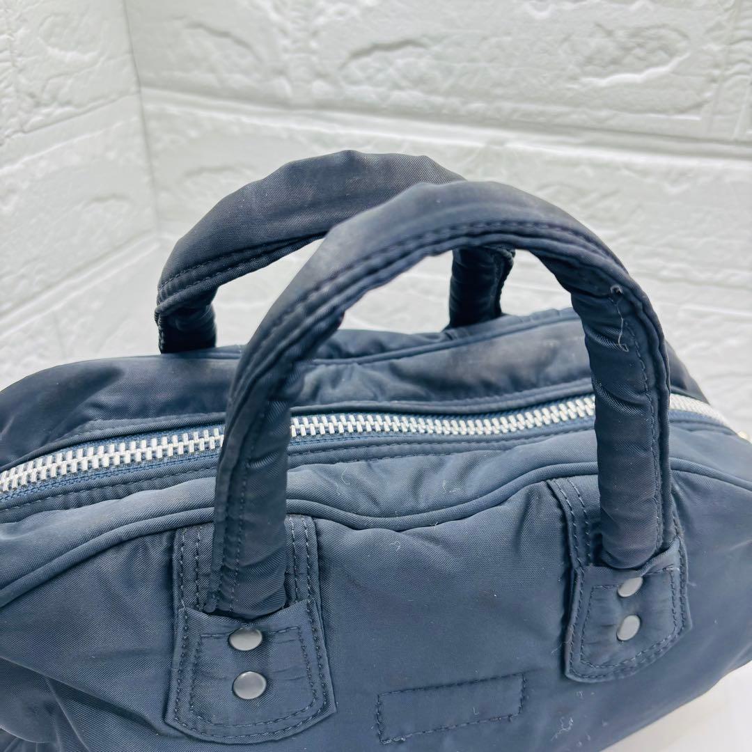 【廃盤、希少】ヘッドポーター　タンカー　ミニボストン　ネイビー　濃紺