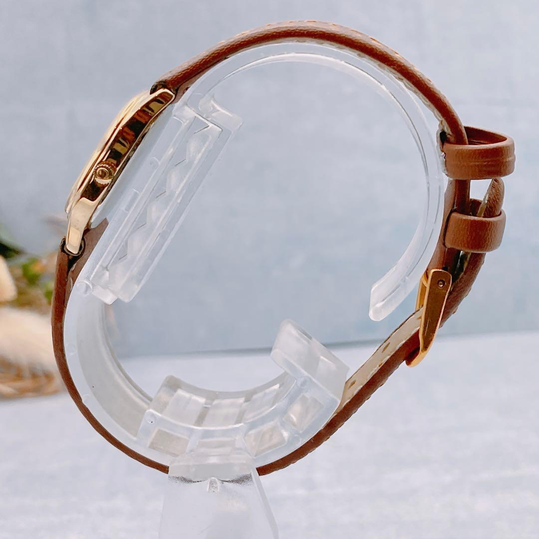 稼動品✨美品 OMEGA De Ville腕時計 クォーツ ゴールド 新品ベルト