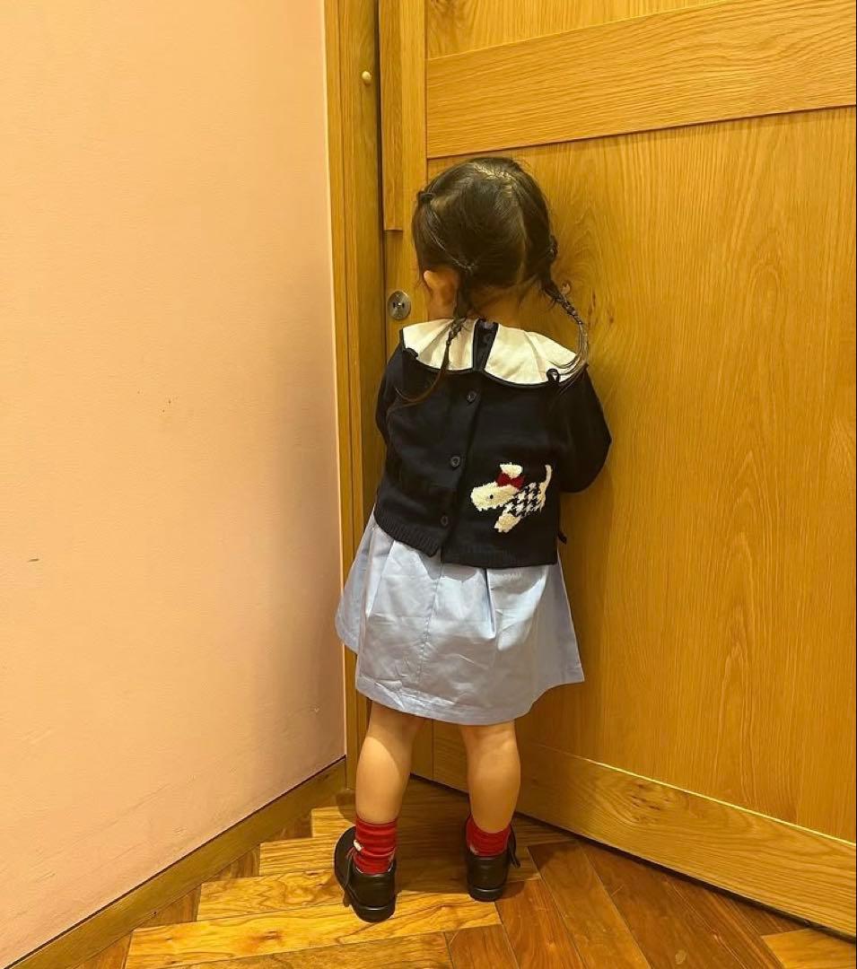 現行品 familiar ワンピース カーディガン セット