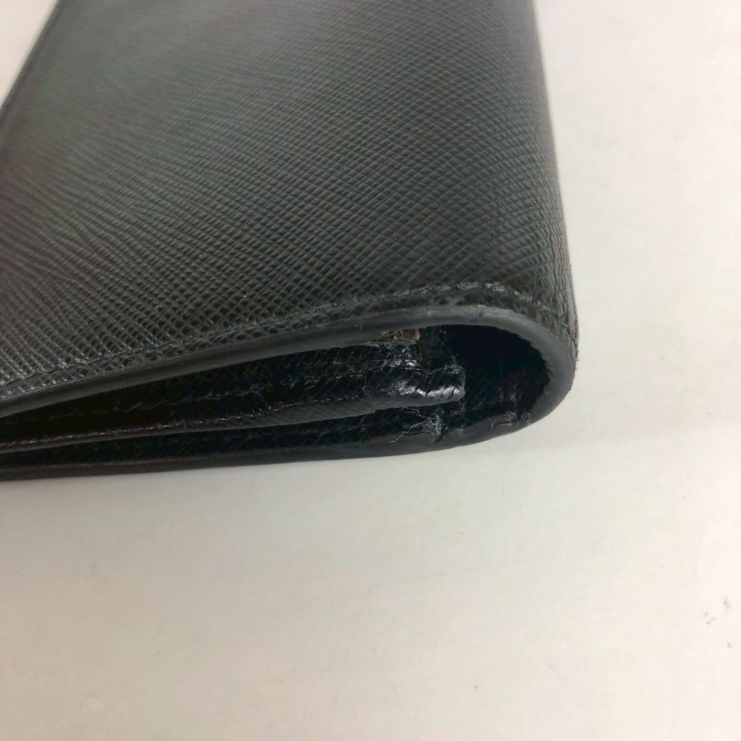 PRADA プラダ 長財布 ブラック 小物 メンズ ブランド