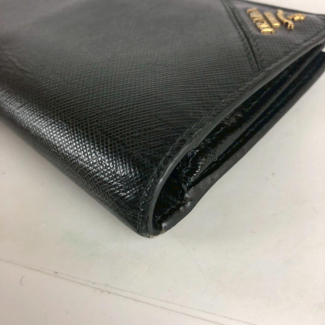 PRADA プラダ 長財布 ブラック 小物 メンズ ブランド