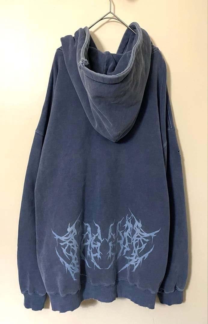 GALFY 染め染めわんちゃんボロボロパーカー　大型犬