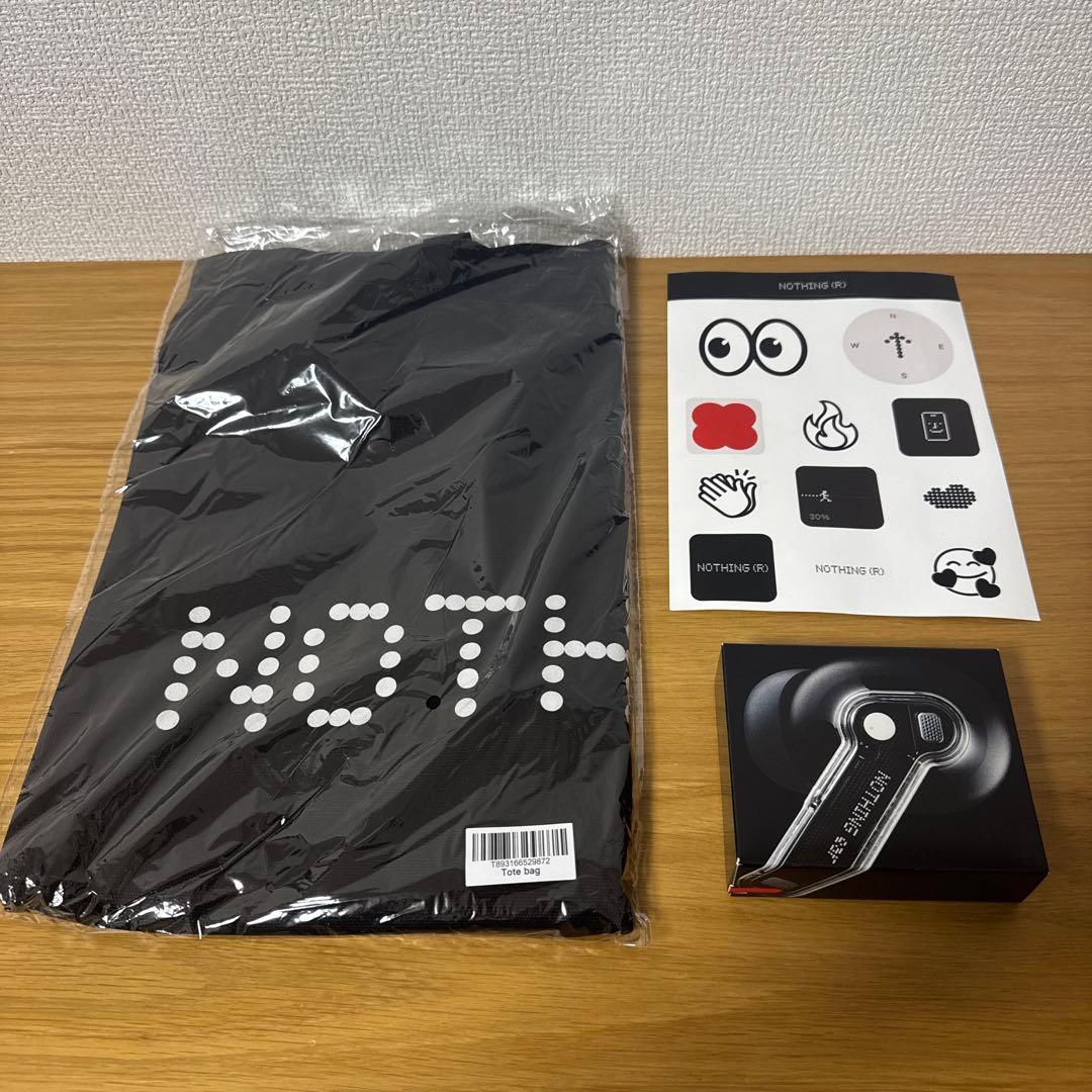 Nothing Ear 2024 第3世代 ブラック 限定ノベルティー付き