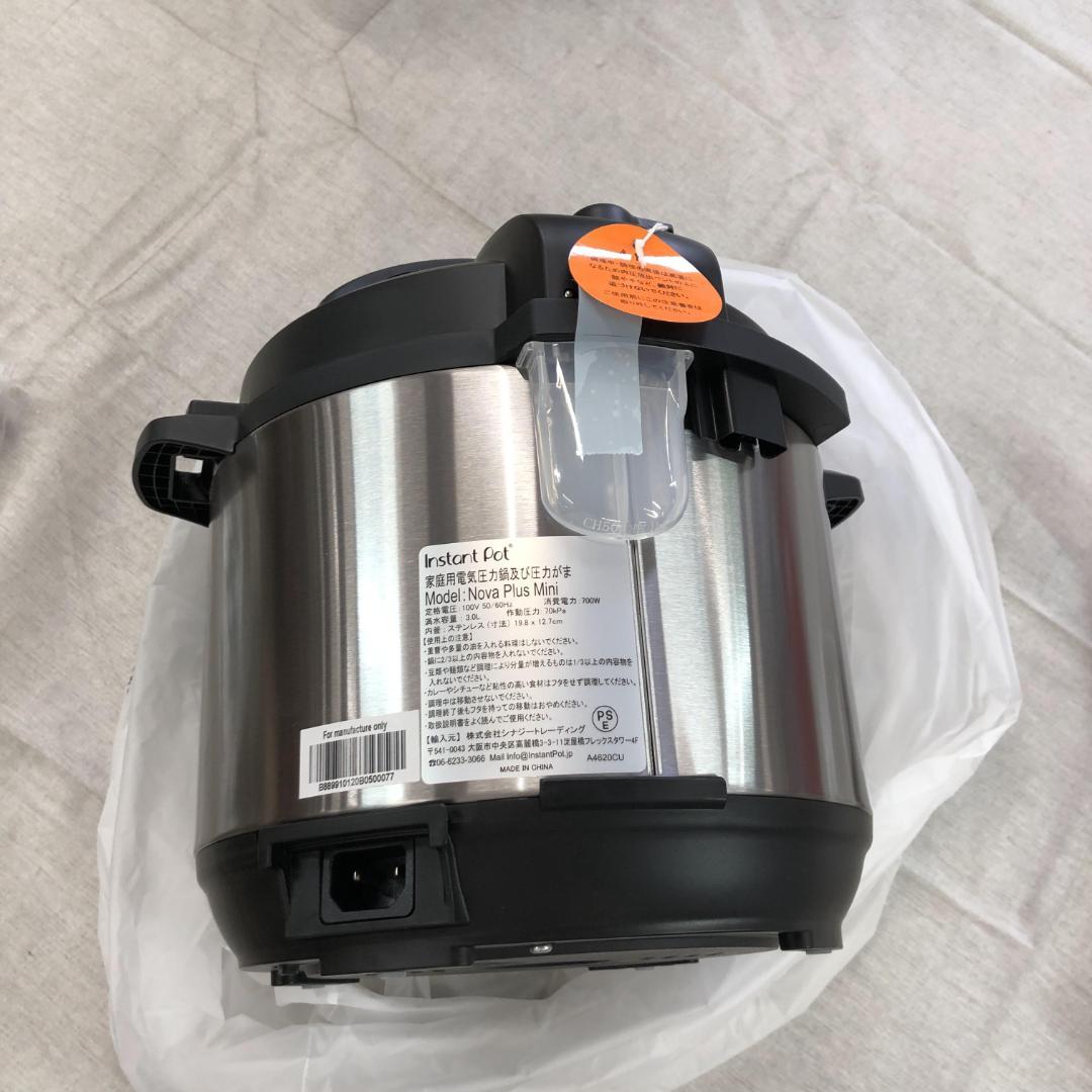 未使用 Instant Pot 1台7役 Nova Plus Mini電気圧力鍋