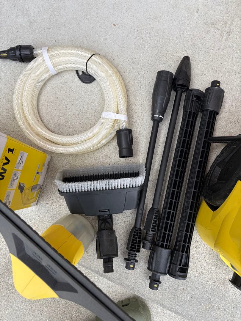高圧洗浄機ケルヒャーK3 と　バキュームクリーナー