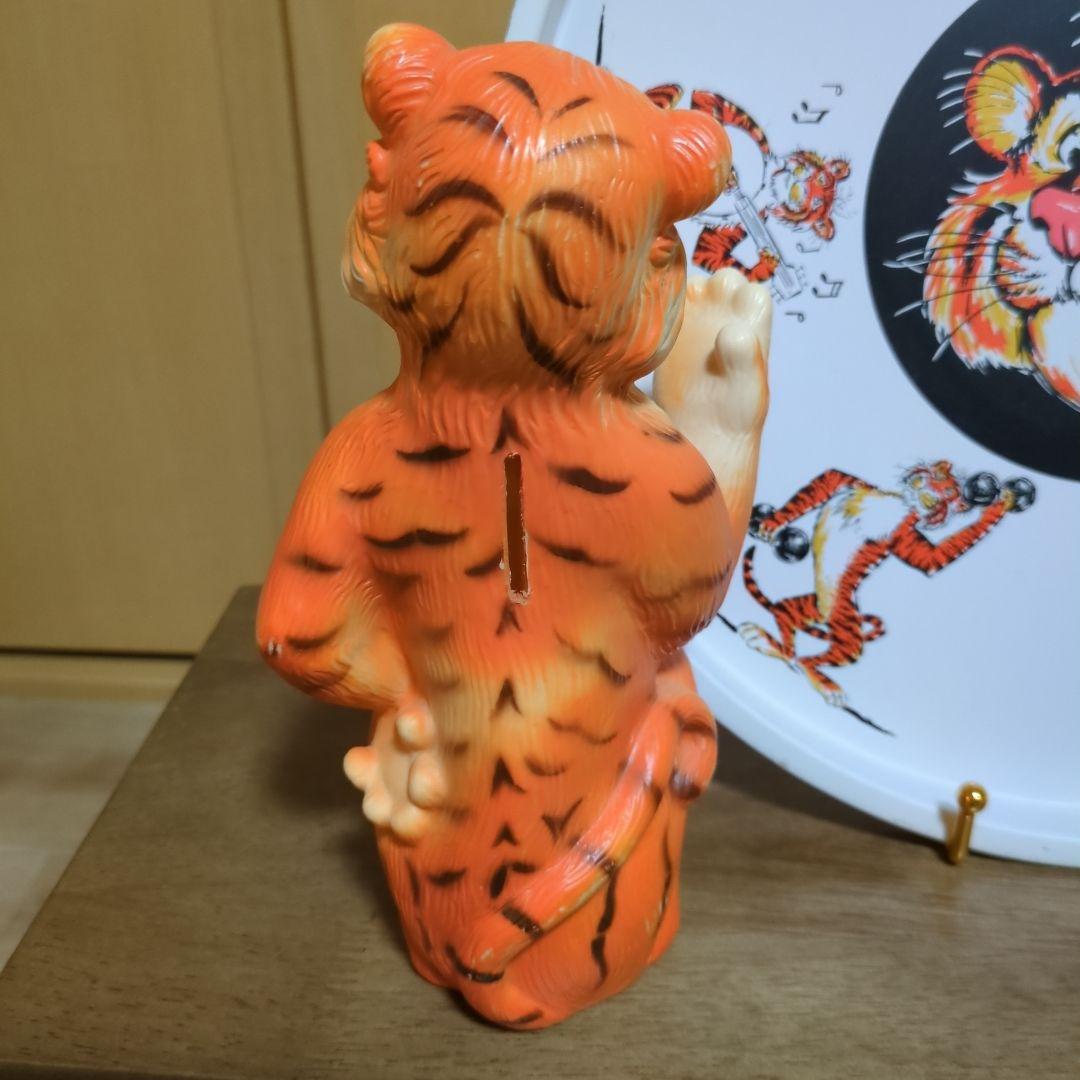 【稀少】エッソタイガー貯金箱＆トレイセット(ヴィンテージ)