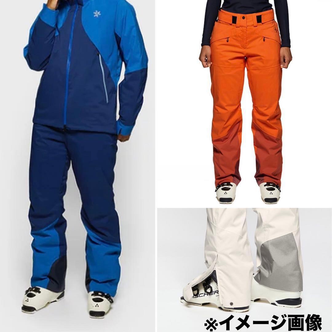 ゴールドウィン ウィメンズ ツートンカラー パンツ スカーレット オレンジ M