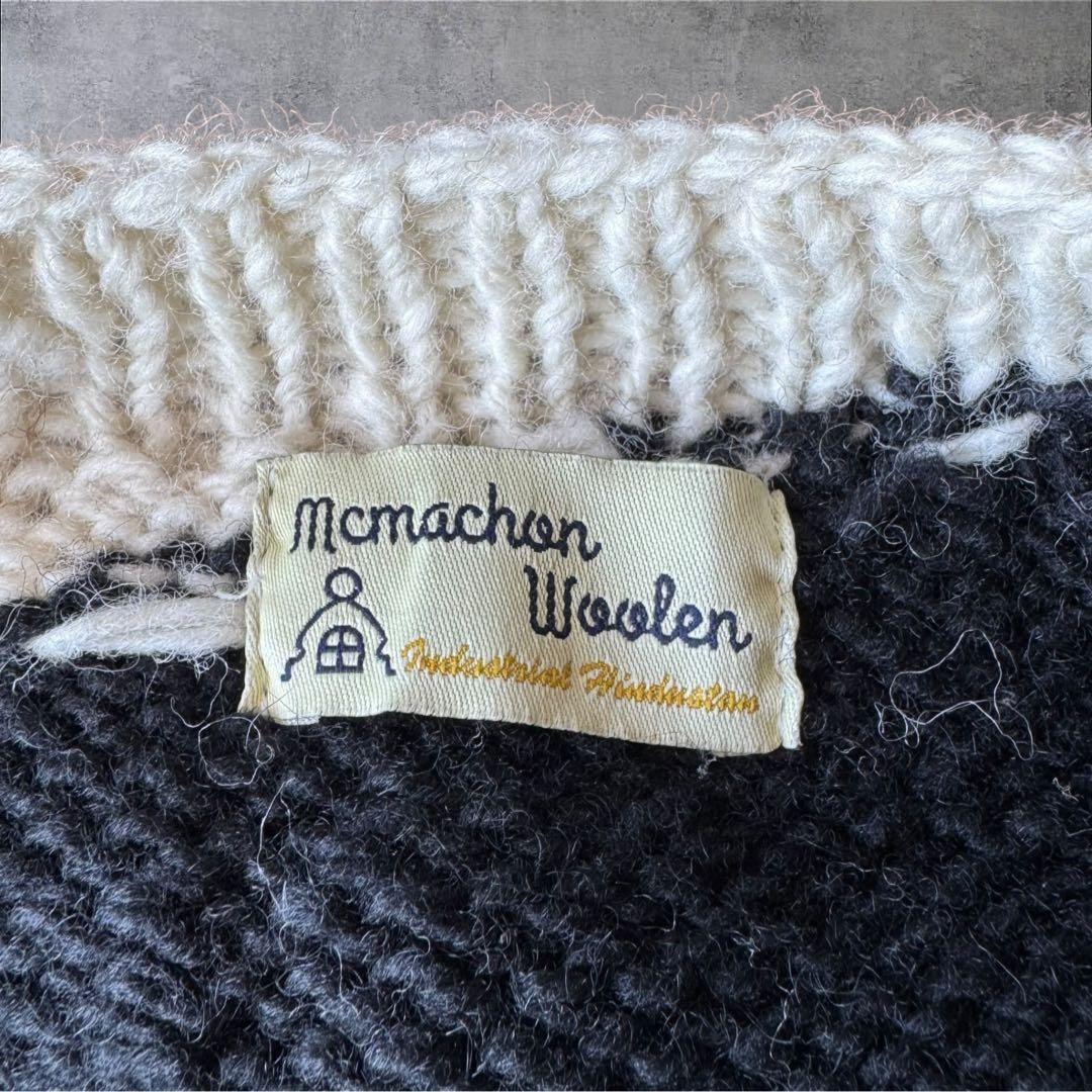 Macmahon knitting millsマクマホン　陰陽マーク　ニット