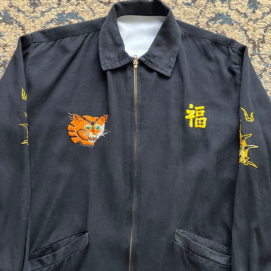 60s ベトジャン スーベニアジャケット 刺繍 ヴィンテージ オリジナル 70s