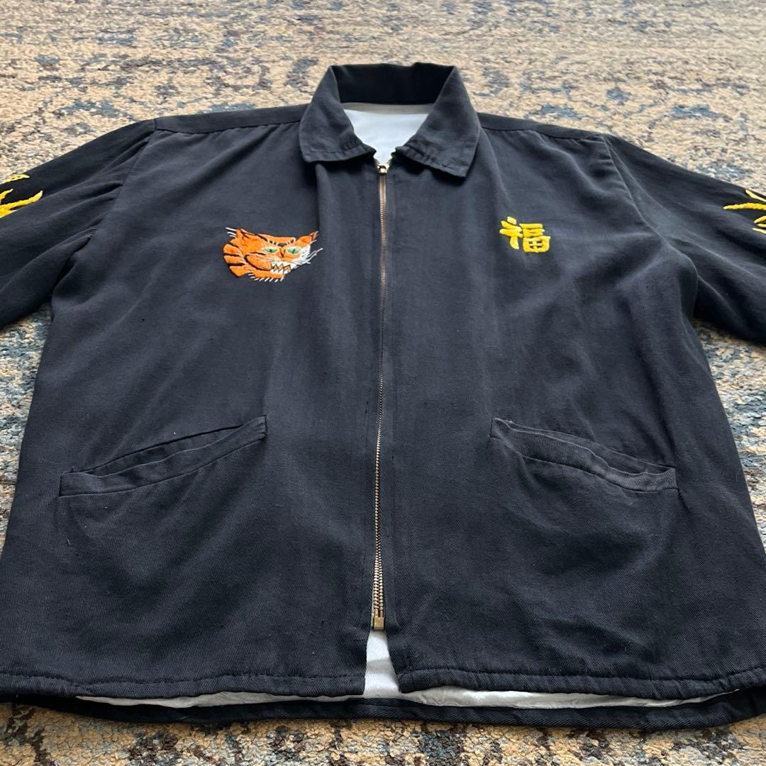 60s ベトジャン スーベニアジャケット 刺繍 ヴィンテージ オリジナル 70s