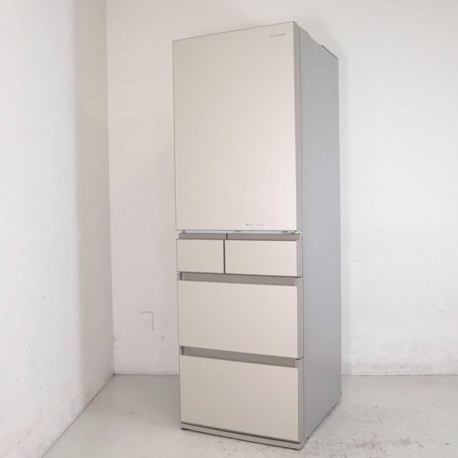 パナソニック 450L 5ドア パーシャル冷蔵庫 NR-E454PX-N