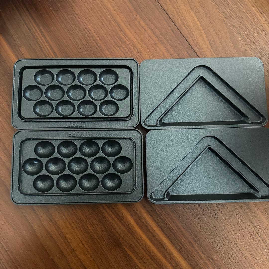 ビタントニオ　ワッフル&ホットサンドメーカー　ポワソンプレートセット