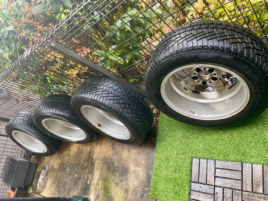 値下げ！スタッドレス⛄️ 225/55R16　ベンツw211純正　ホイールセット