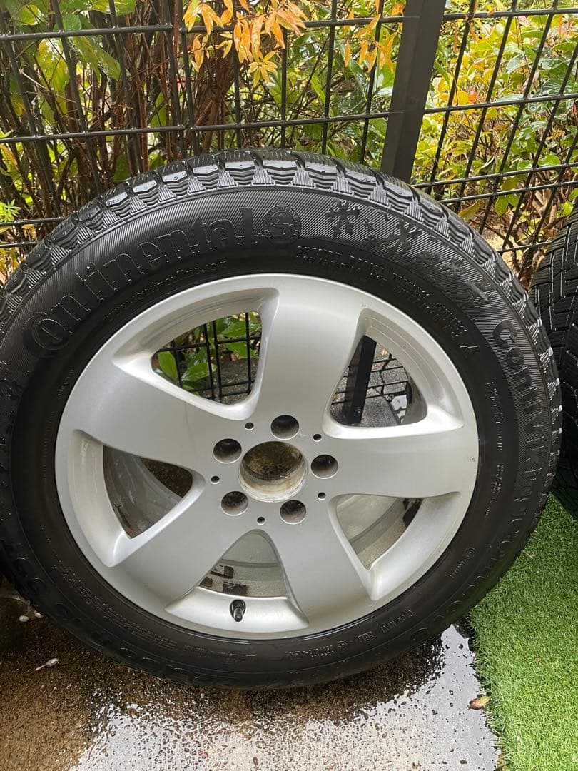 値下げ！スタッドレス⛄️ 225/55R16　ベンツw211純正　ホイールセット