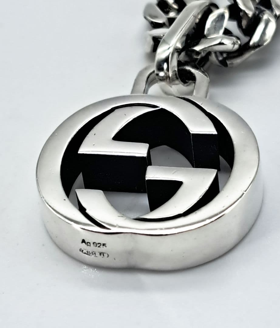 GUCCI GG インターロッキング 太目 喜平 キヘイ チェーン