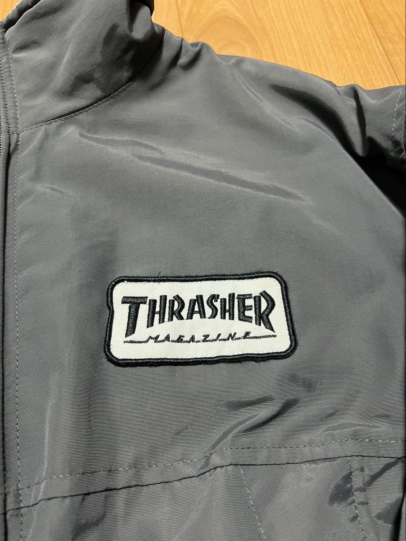 THRASHER ナイロン/フリース ジャケット リバーシブル