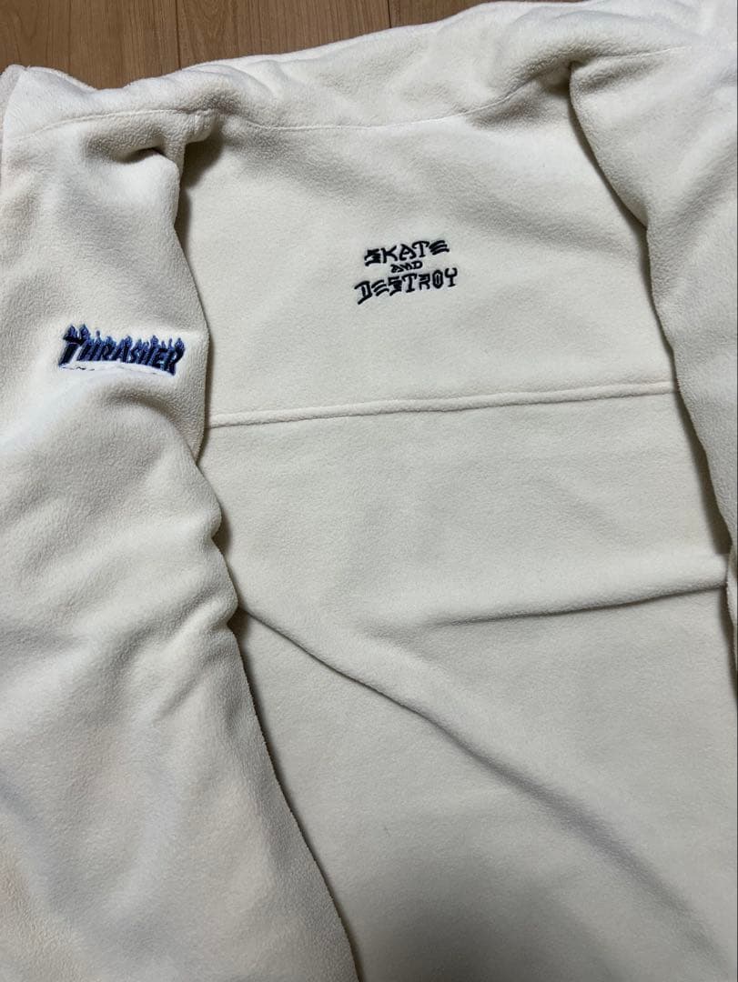 THRASHER ナイロン/フリース ジャケット リバーシブル