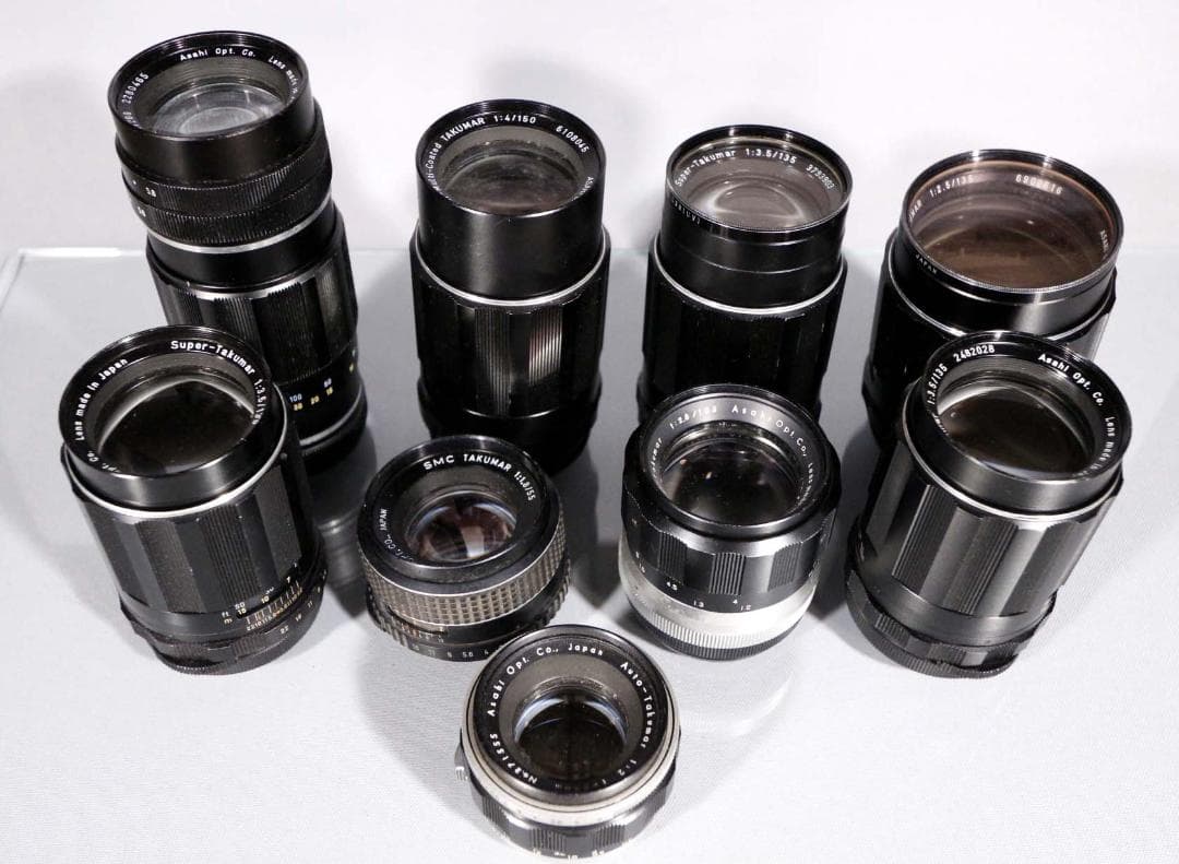 ■PENTAX■TAKUMARレンズ■まとめて9個 ジャンク