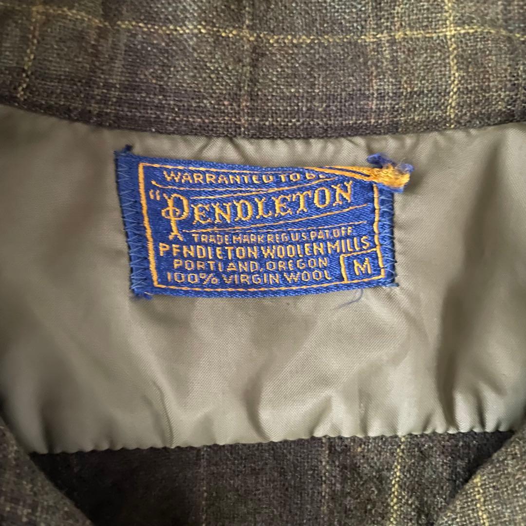 PENDLETON ペンドルトン　50s オンブレ　ウールシャツ　ボードシャツ