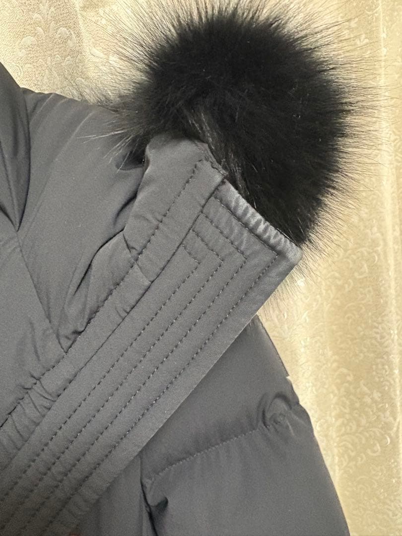 MACKAGE マッカージュブラックファー付きダウンジャケット　CALLA-BX