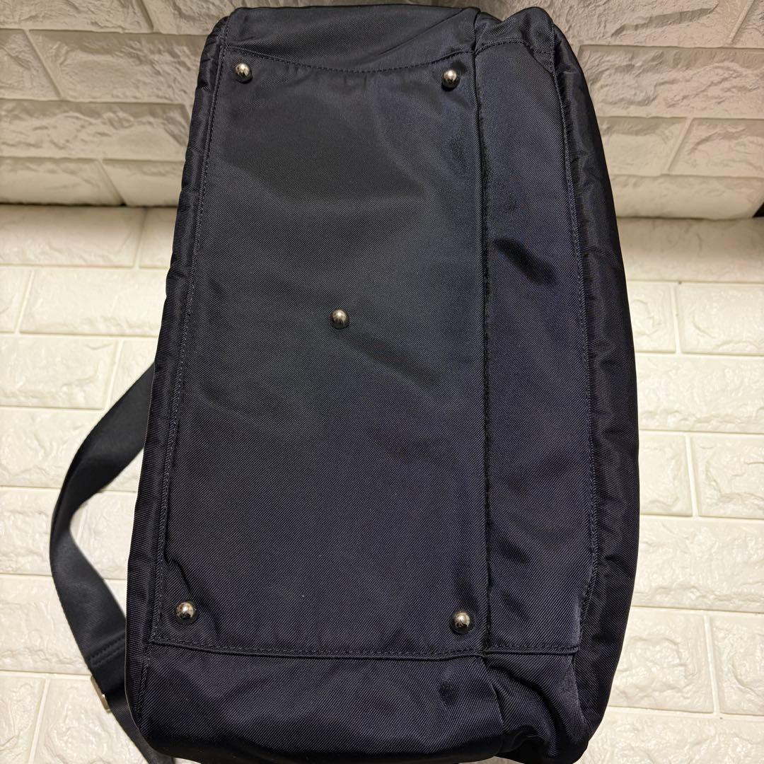 極美品　アニエスベー ボストンバッグ 2way ナイロン ブラック 黒