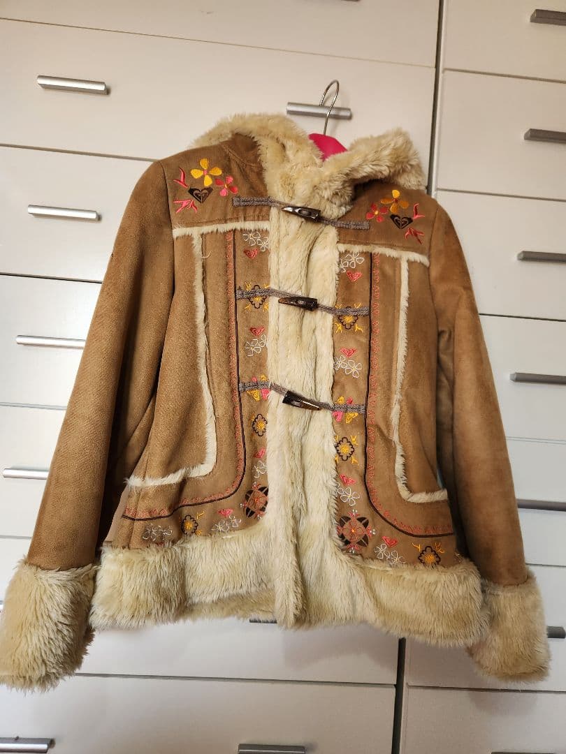 ROXY ロキシー ムートンダッフルジャケット