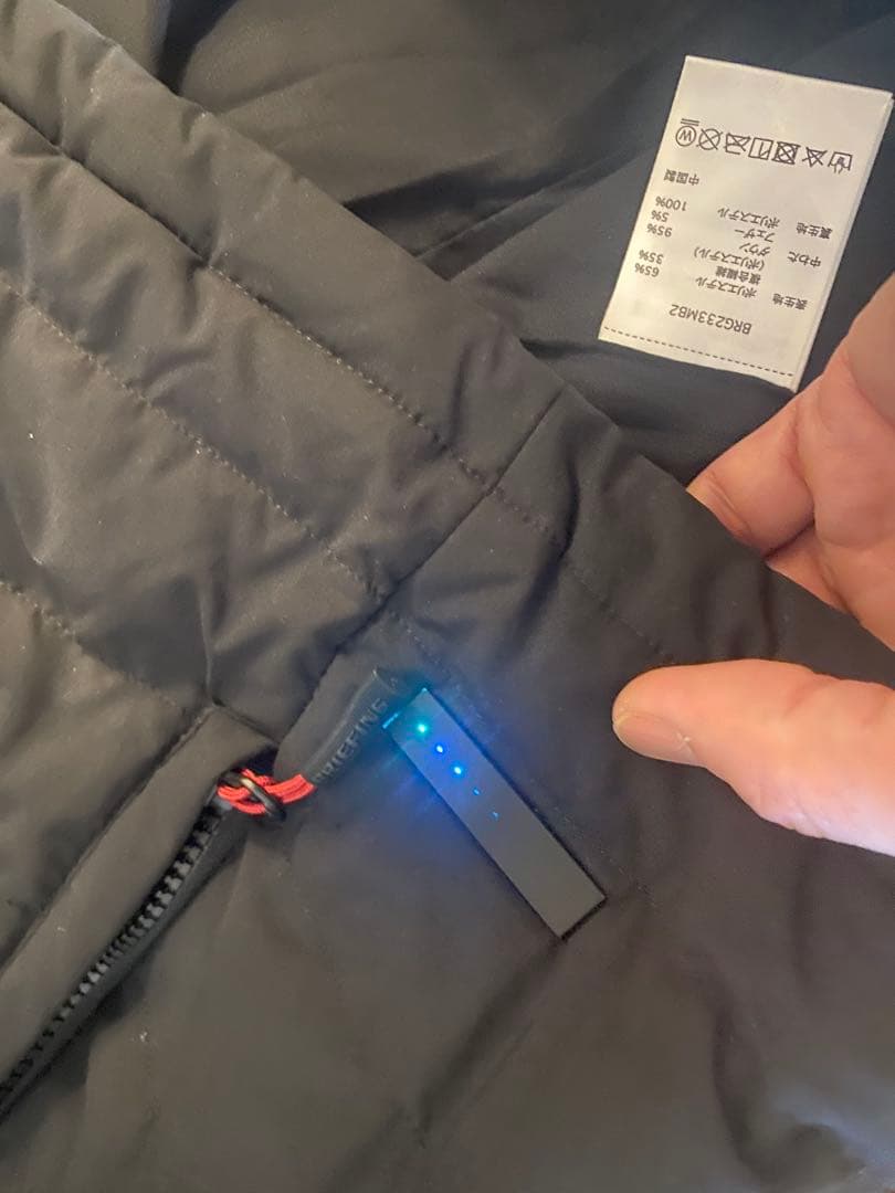 BRIEFING GOLF×TAION コラボダウン　電熱ダウンL