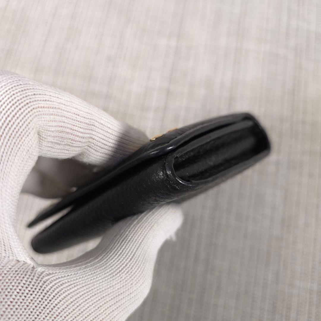 未使用級　CELINE　セリーヌ　名刺入れ　カードケース　パスケース　黒