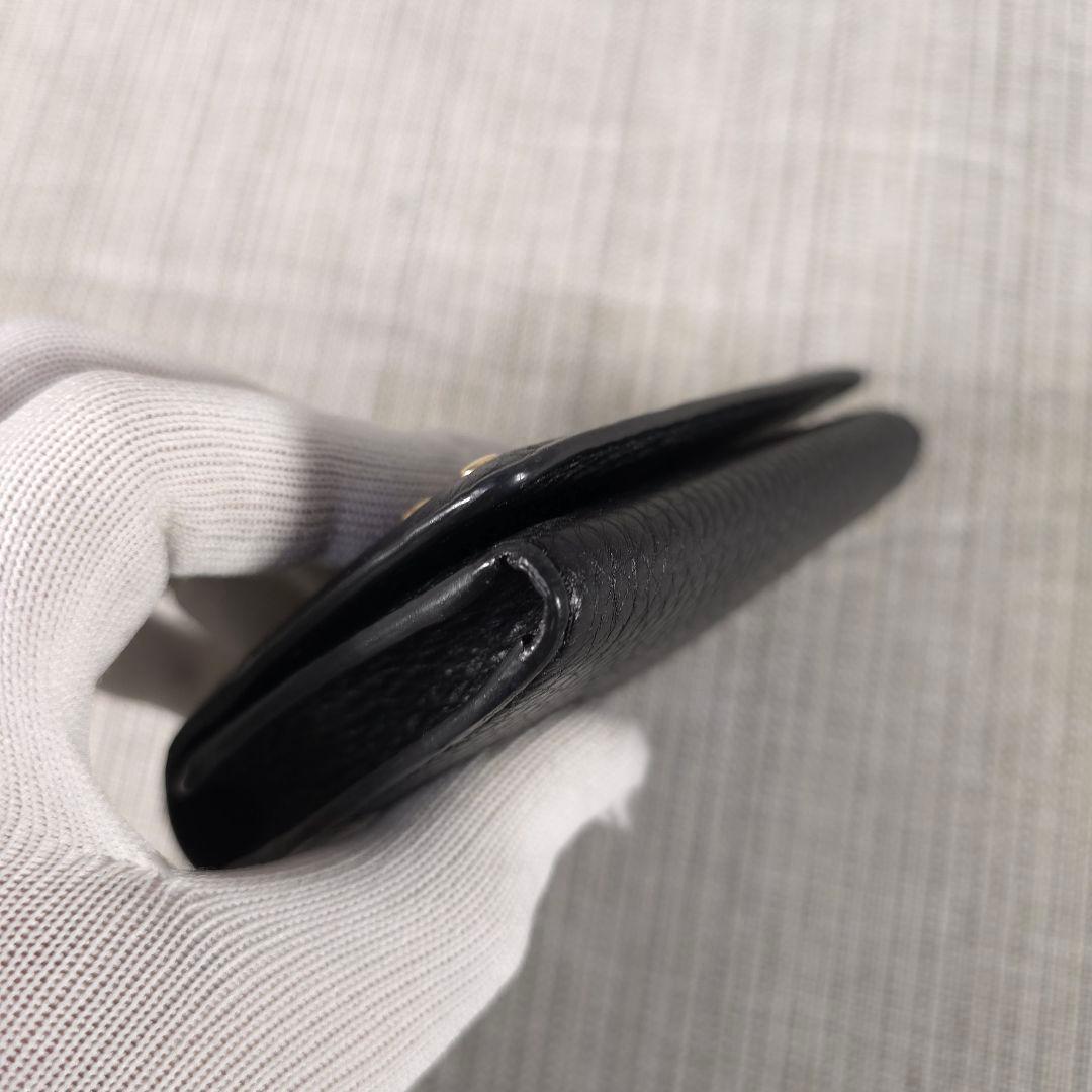 未使用級　CELINE　セリーヌ　名刺入れ　カードケース　パスケース　黒