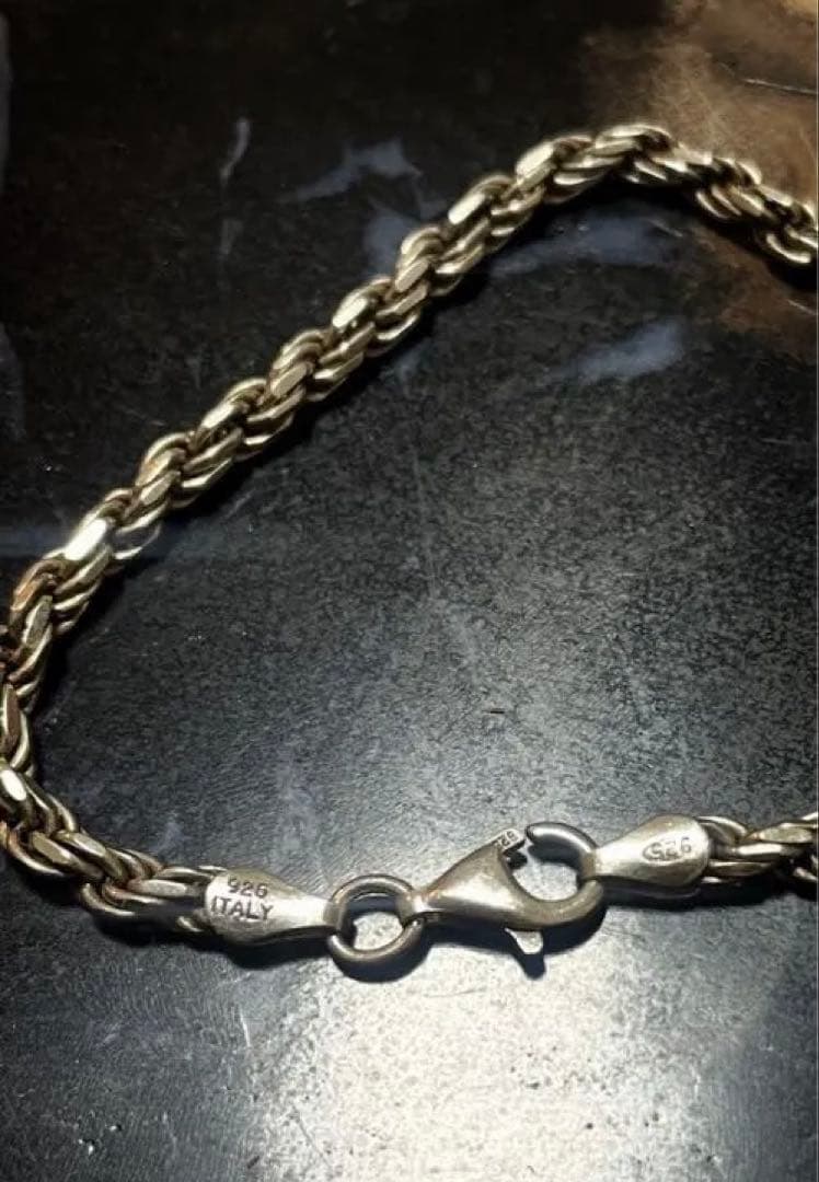 イタリア製　ブレスレット　シルバー925 ヴィンテージ　90s y2k