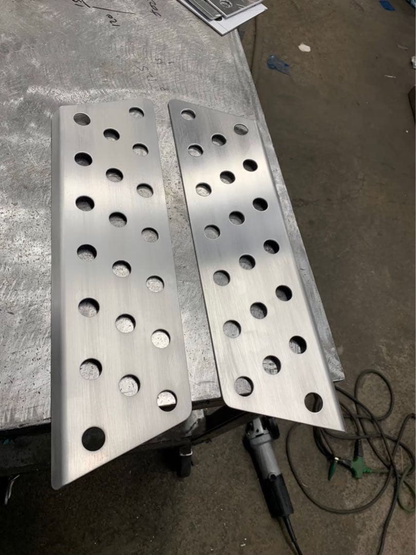 86 zn6 BRZ zc6 ドアキックガードドアシルガードセットヘアライン処理